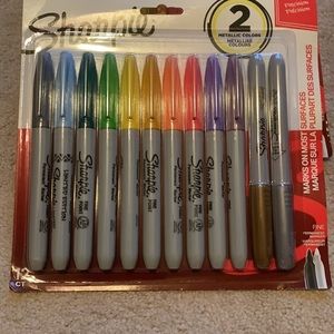 🌈 LAST ONE Sharpie | 12 Pack with 2 Metallic Colors